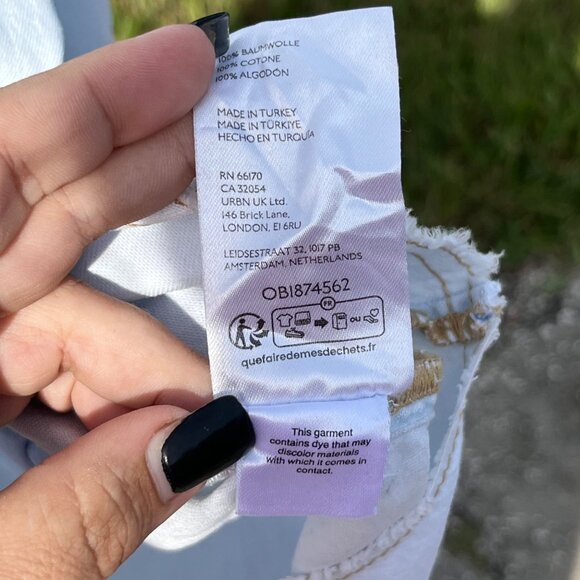 We The Free People Ruffles And Denim Shirt Size M - Picture 13 of 13